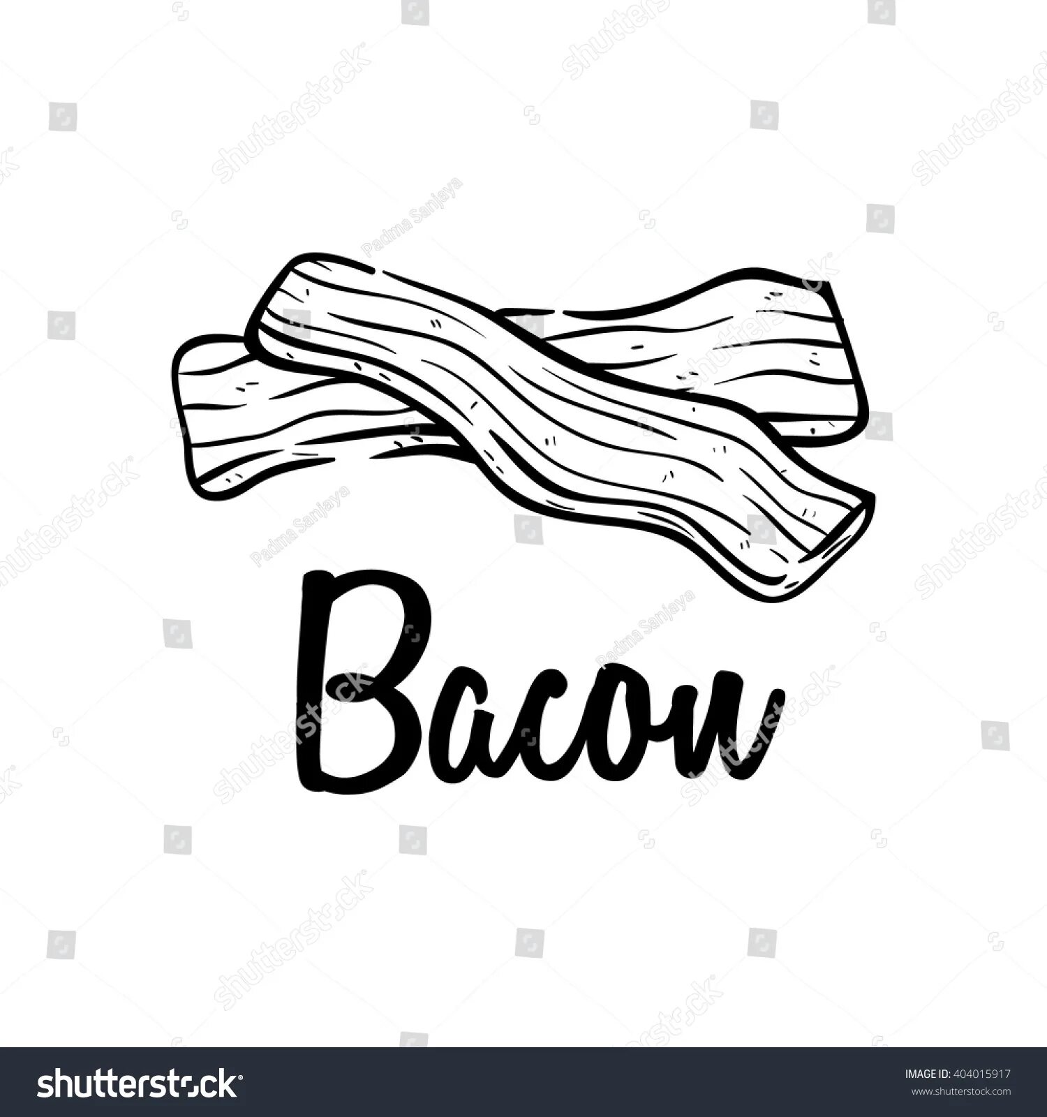 Creative bacon coloring book