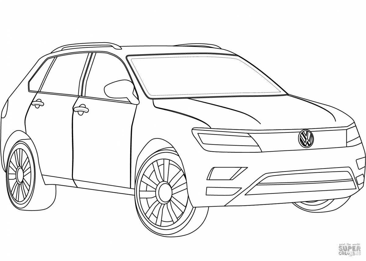 Раскраска авто Volkswagen часть 1 / раскраски автомобили фольксваген для детей / ВЫСОКОЕ КАЧЕСТВО