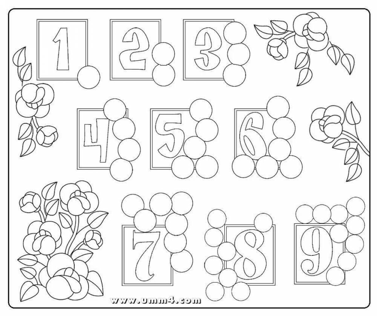 With letters and numbers for preschoolers #13