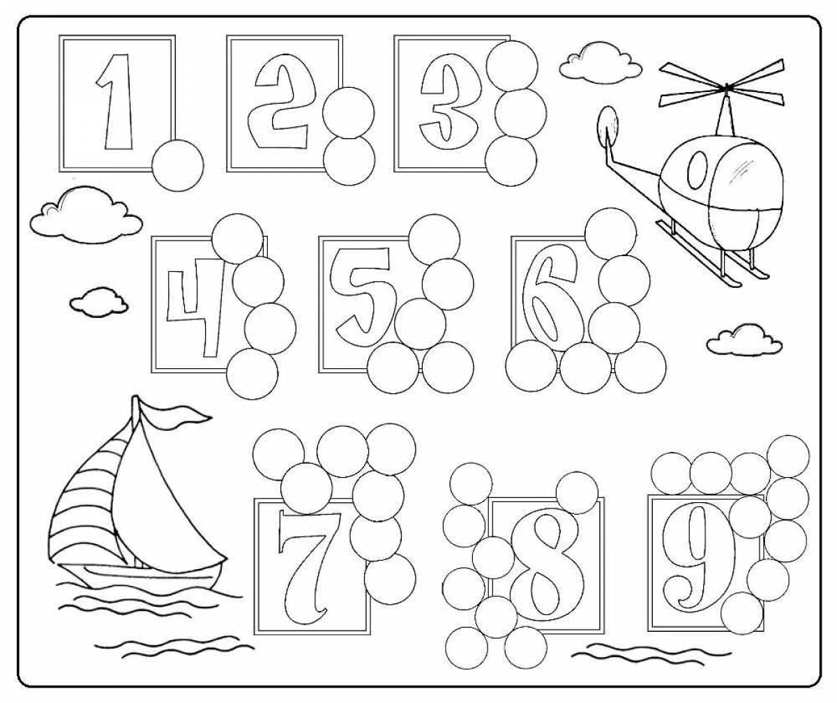 With letters and numbers for preschoolers #22