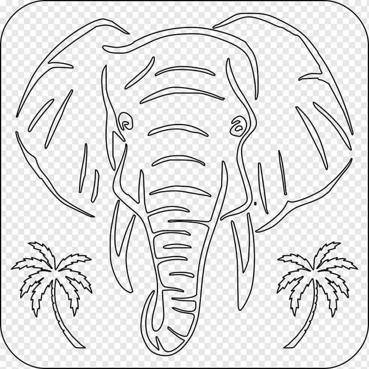 Majestic coloring pages of the tropics