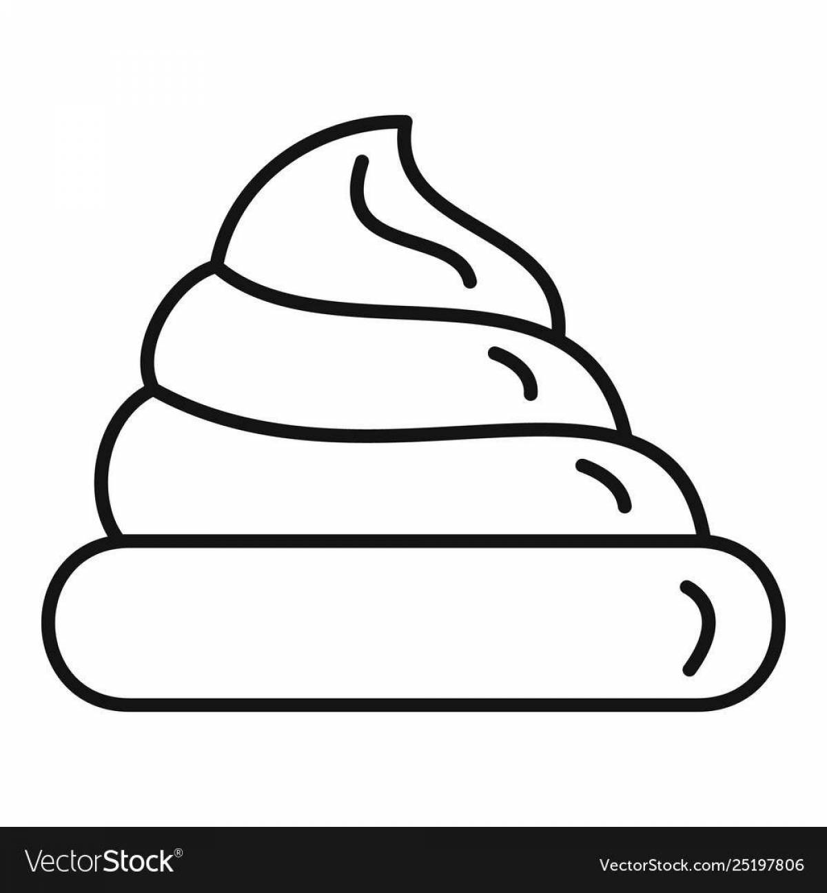 Marshmallow glitter coloring