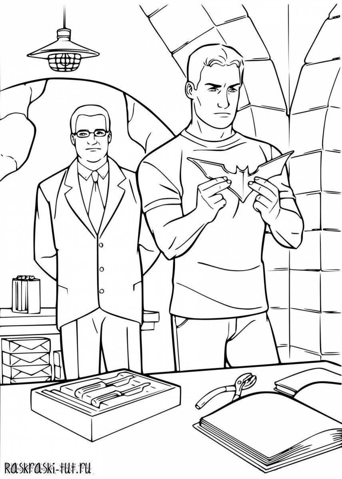 Coloring page shock brigade