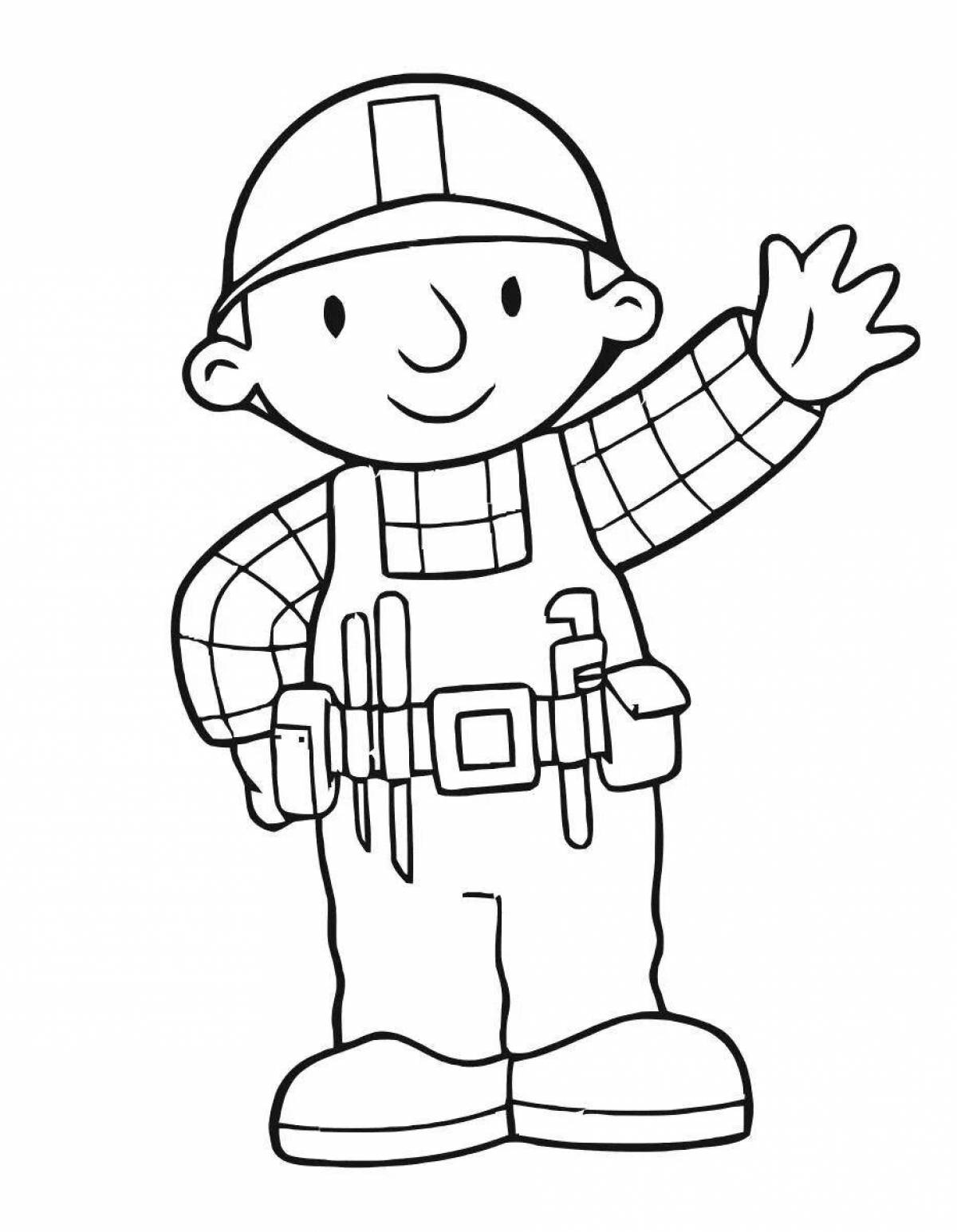 Dynamic brigade coloring page