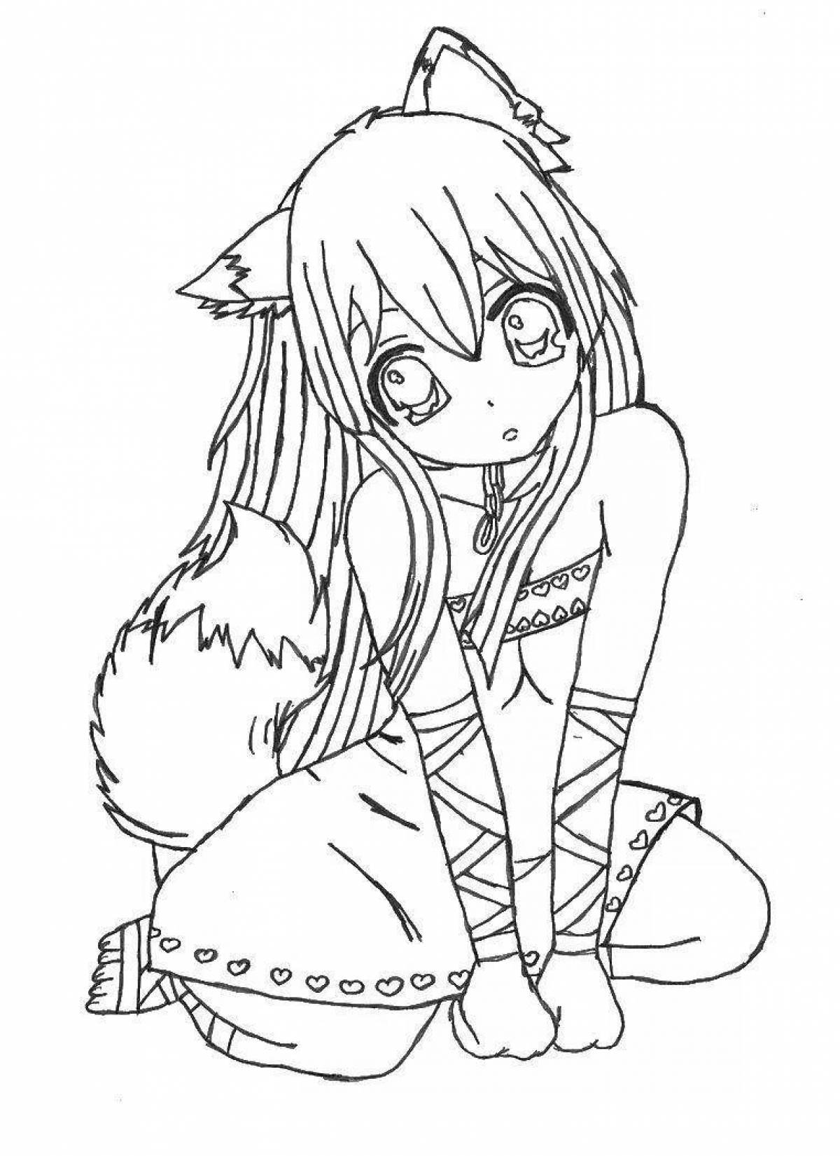 Radiant wifey coloring page