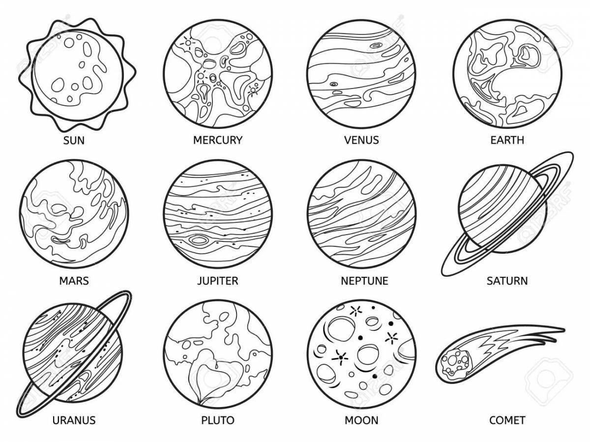 Charming pluto coloring book