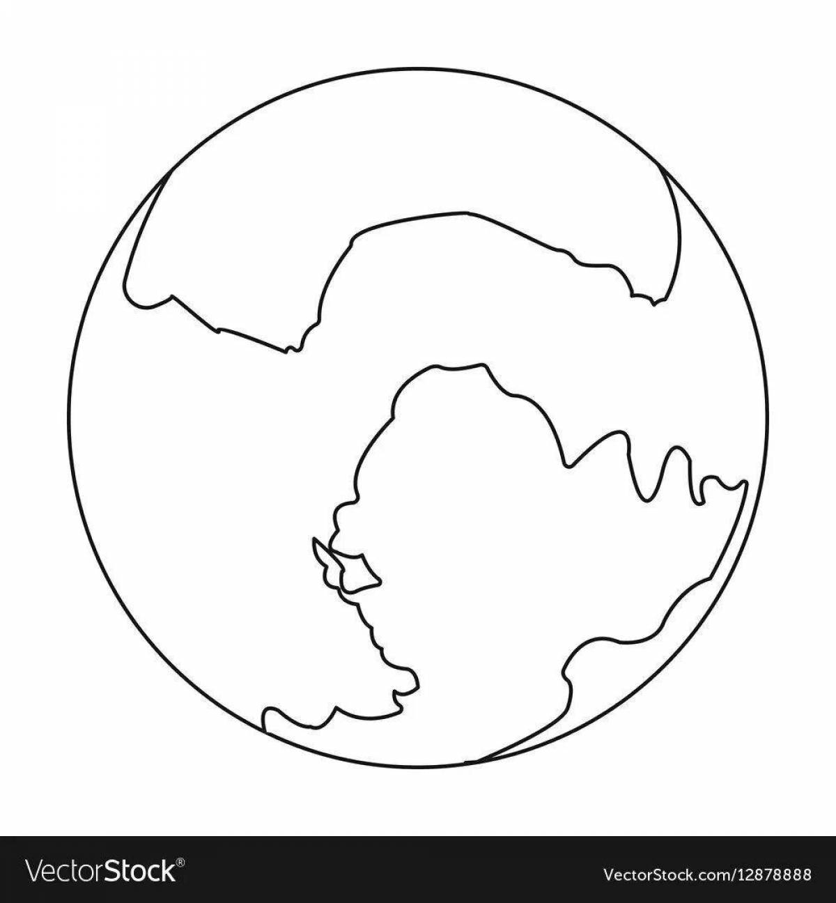 Magic coloring pluto