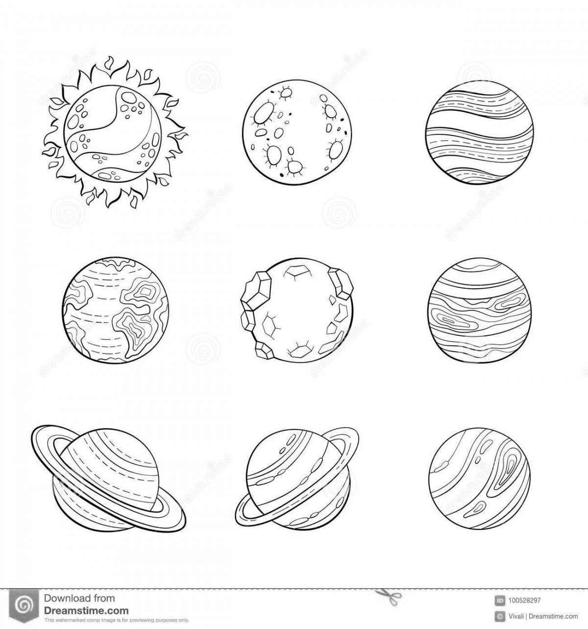 Pluto funny coloring book