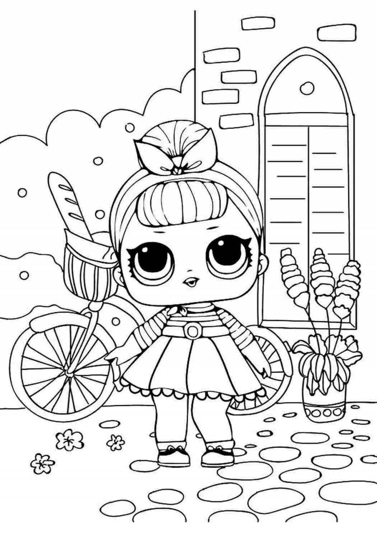 Delightful coloring page loo