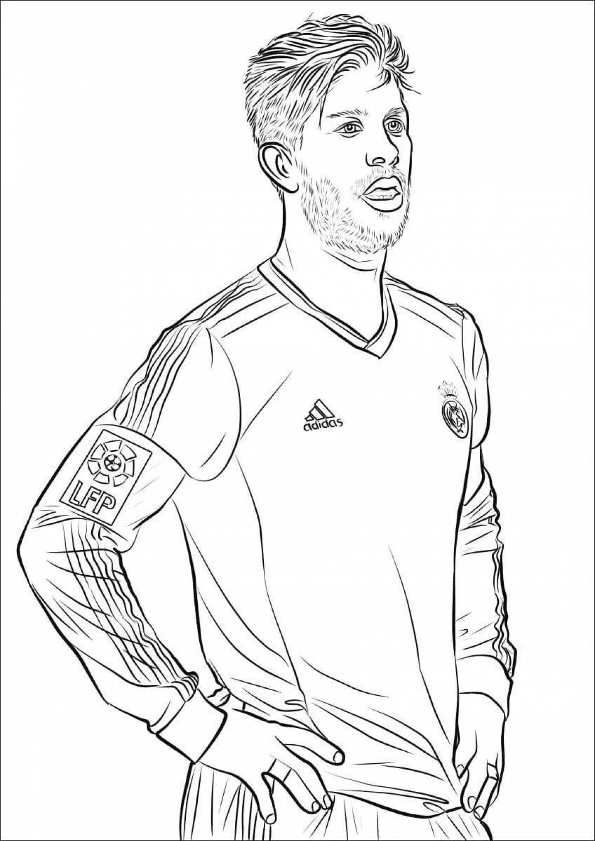 Radiant modric coloring page