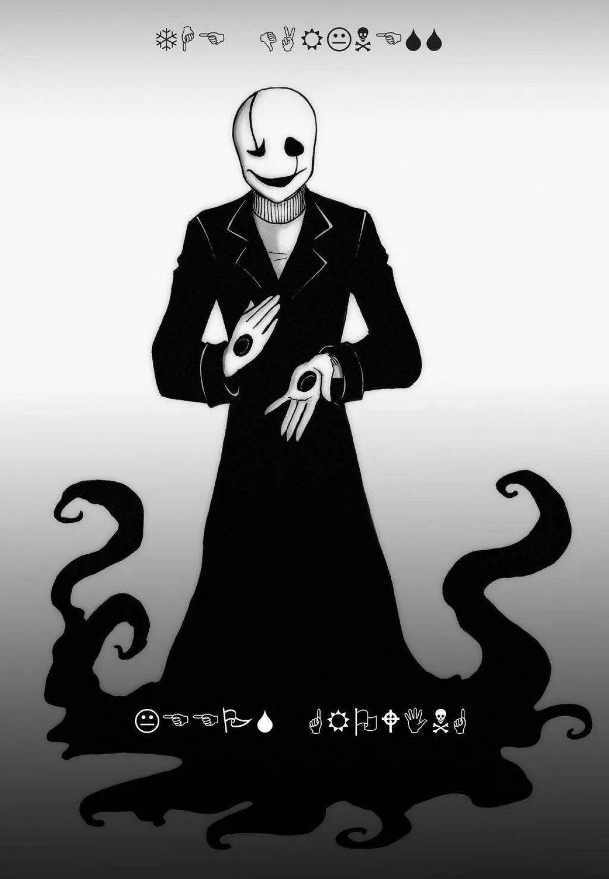 Attractive gaster coloring