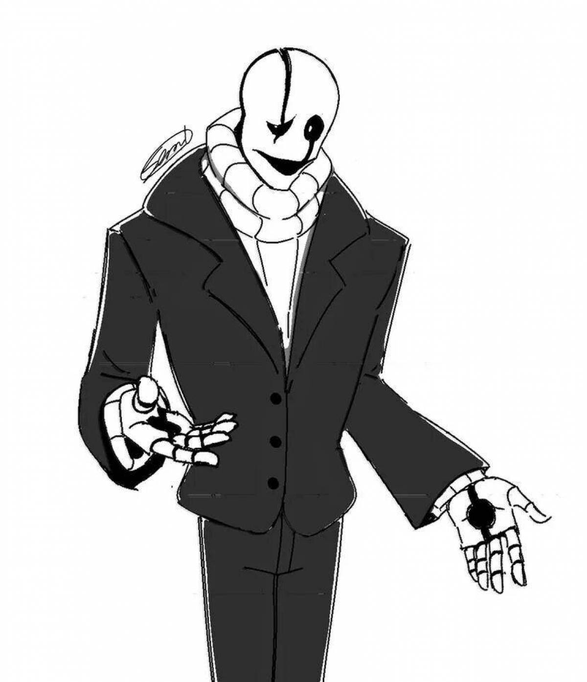 Gaster coloring book