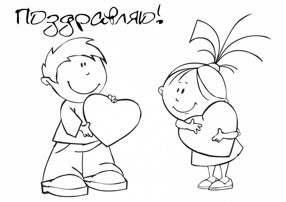 Charming coloring day