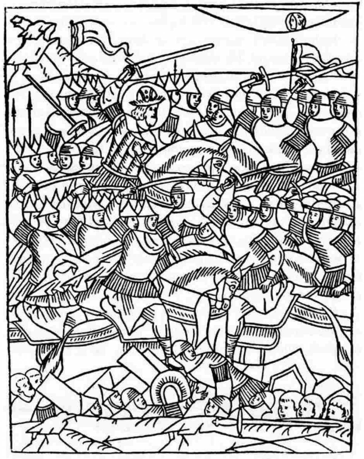 Coloring shining battle