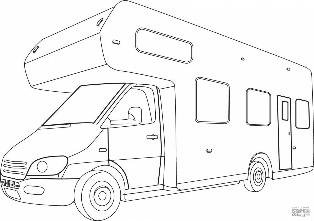 Photo Exquisite car transporter coloring book for preschoolers