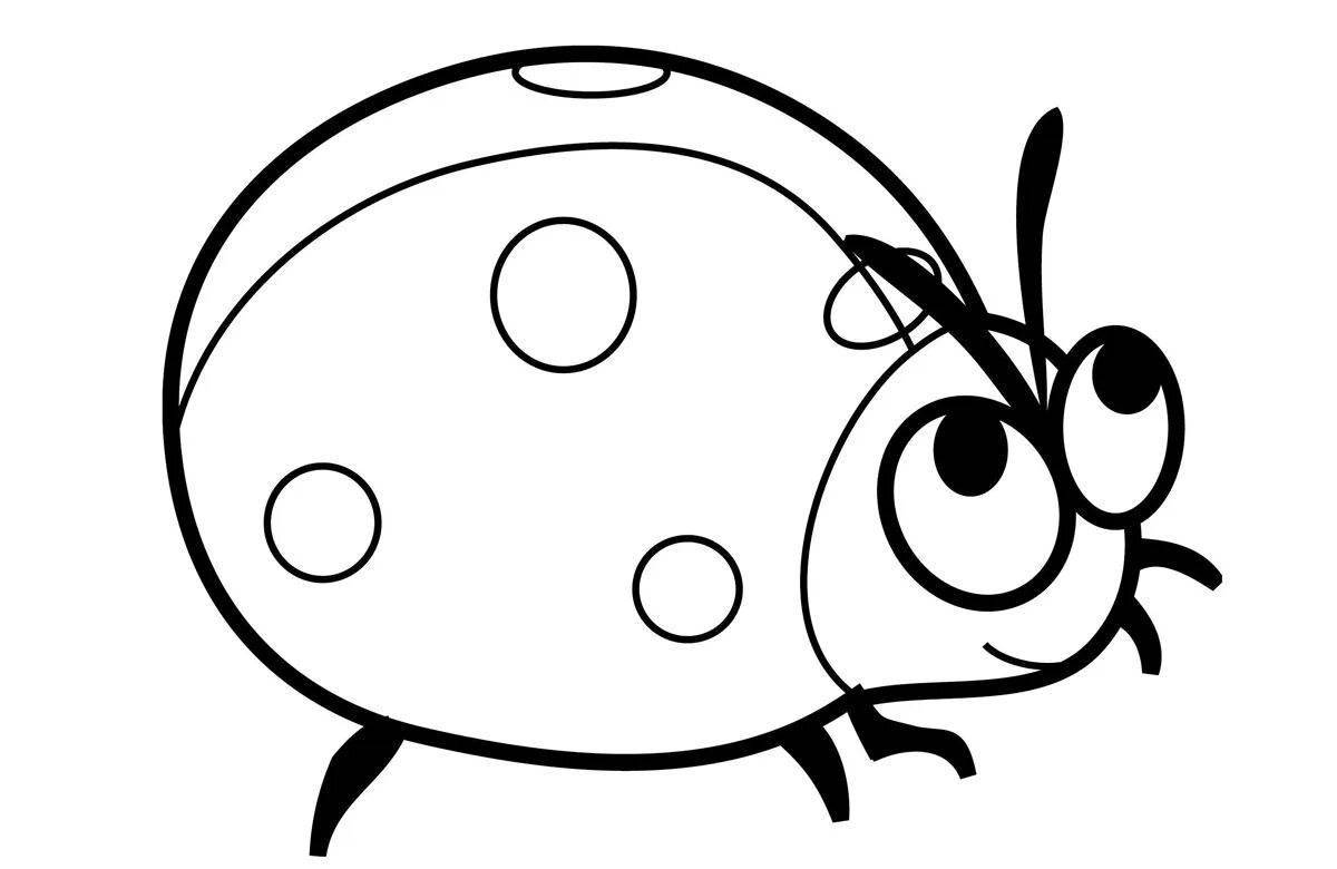 Coloring pages of insects