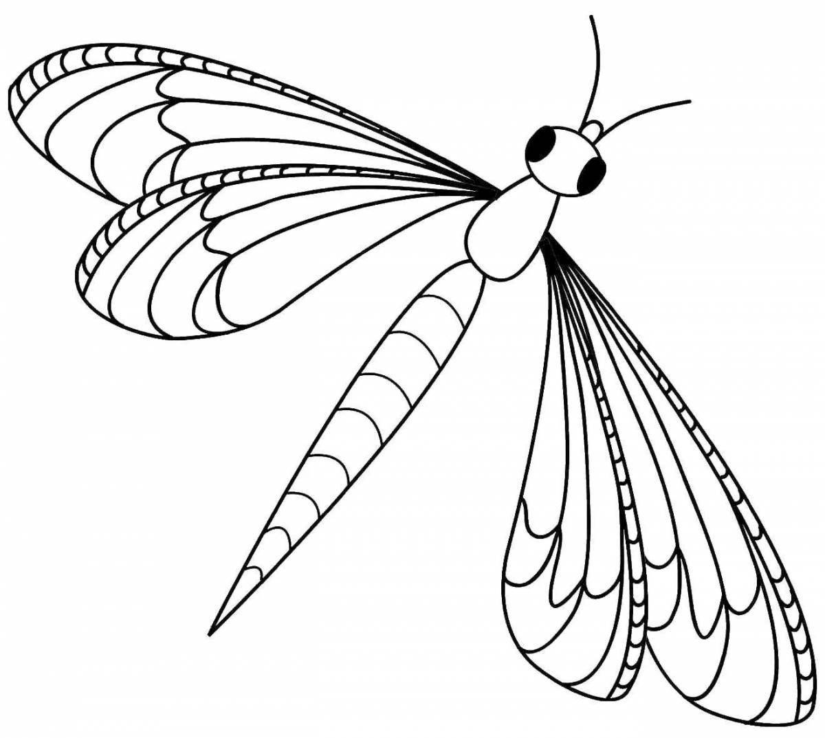 Fun coloring pages of insects