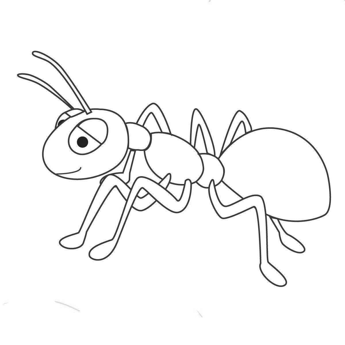 Unique insect coloring pages