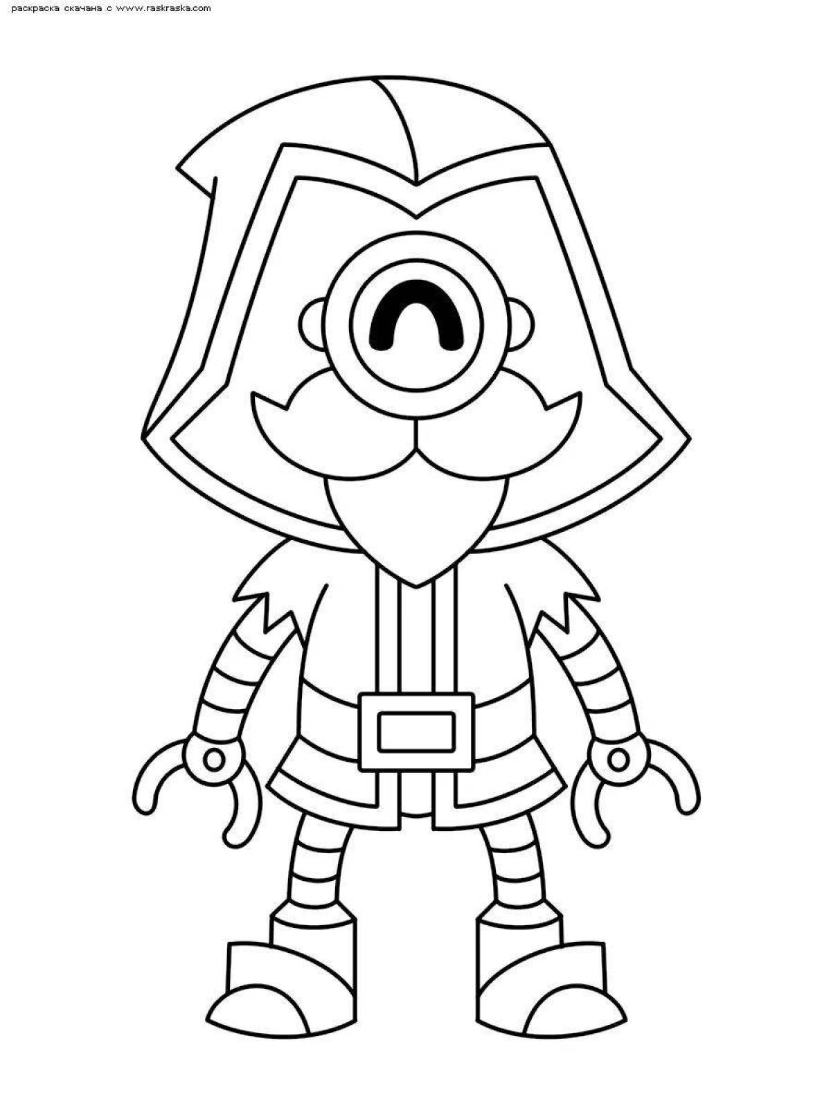 Bea's animated coloring page