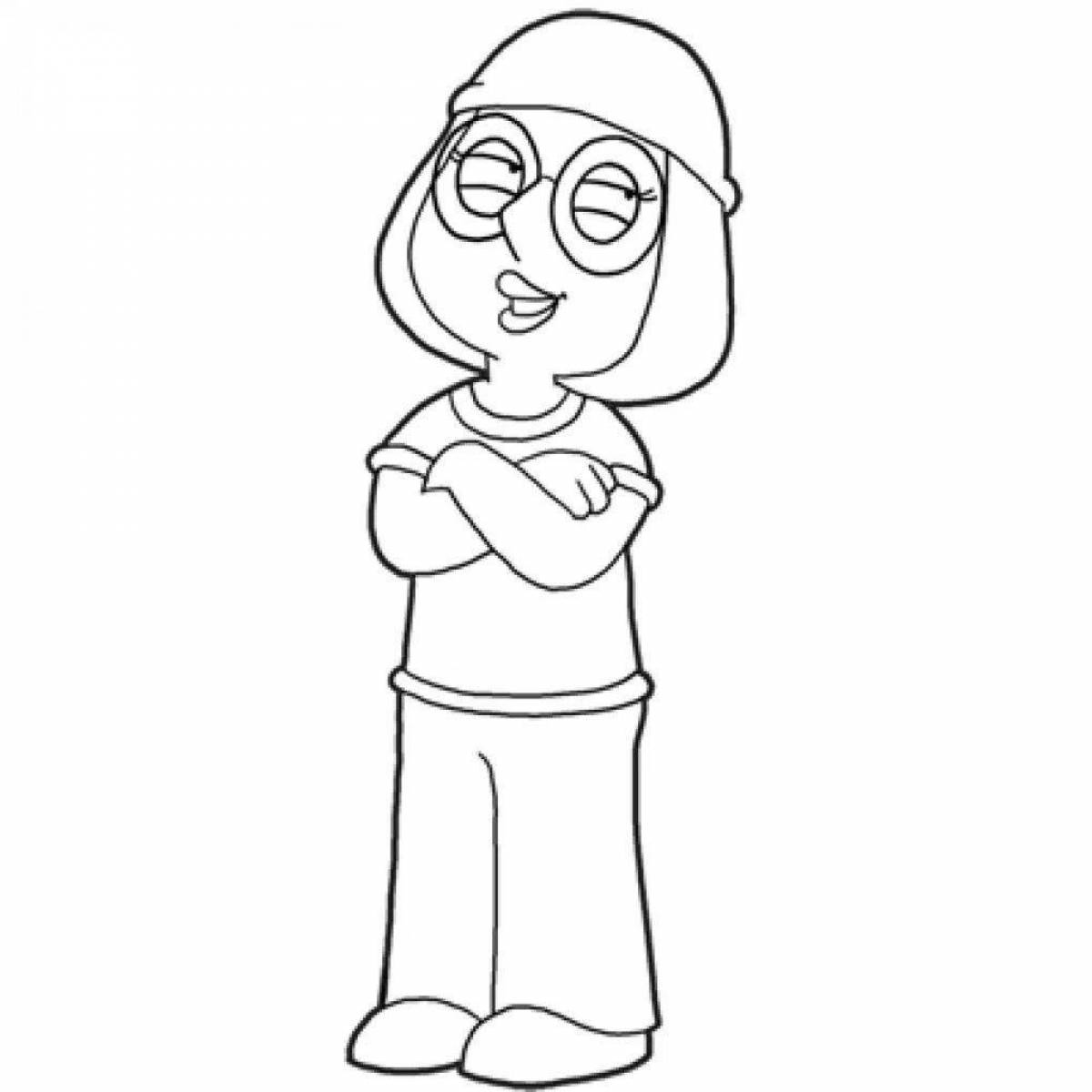 Animated Family Guy Coloring Page
