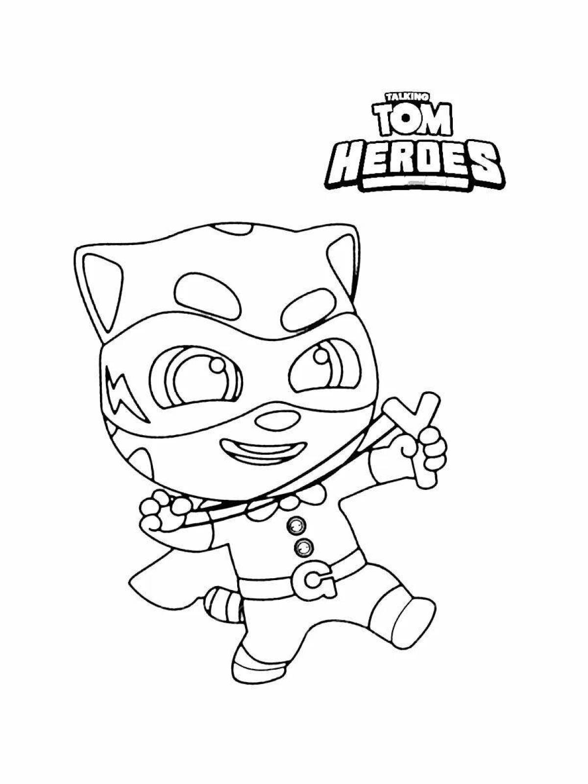 Hank's animated coloring page