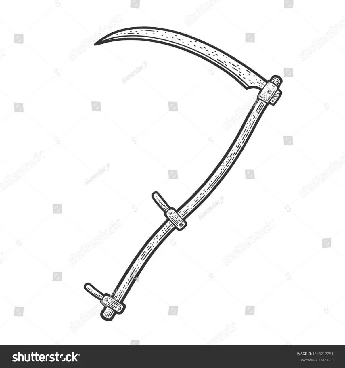 Attractive sickle coloring