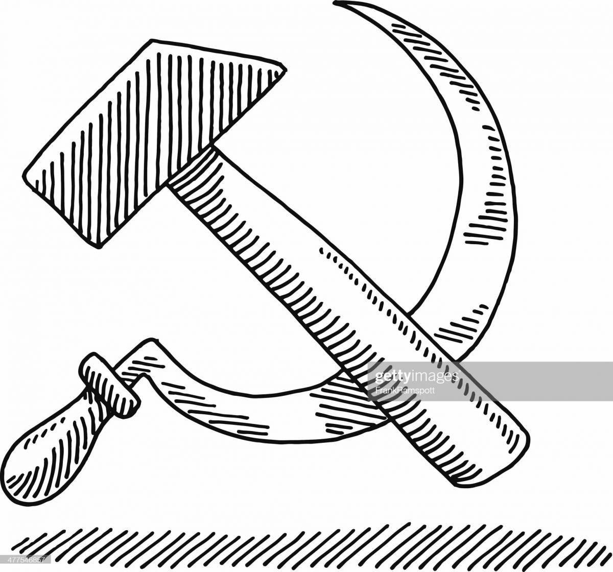 Fascinating crescent coloring