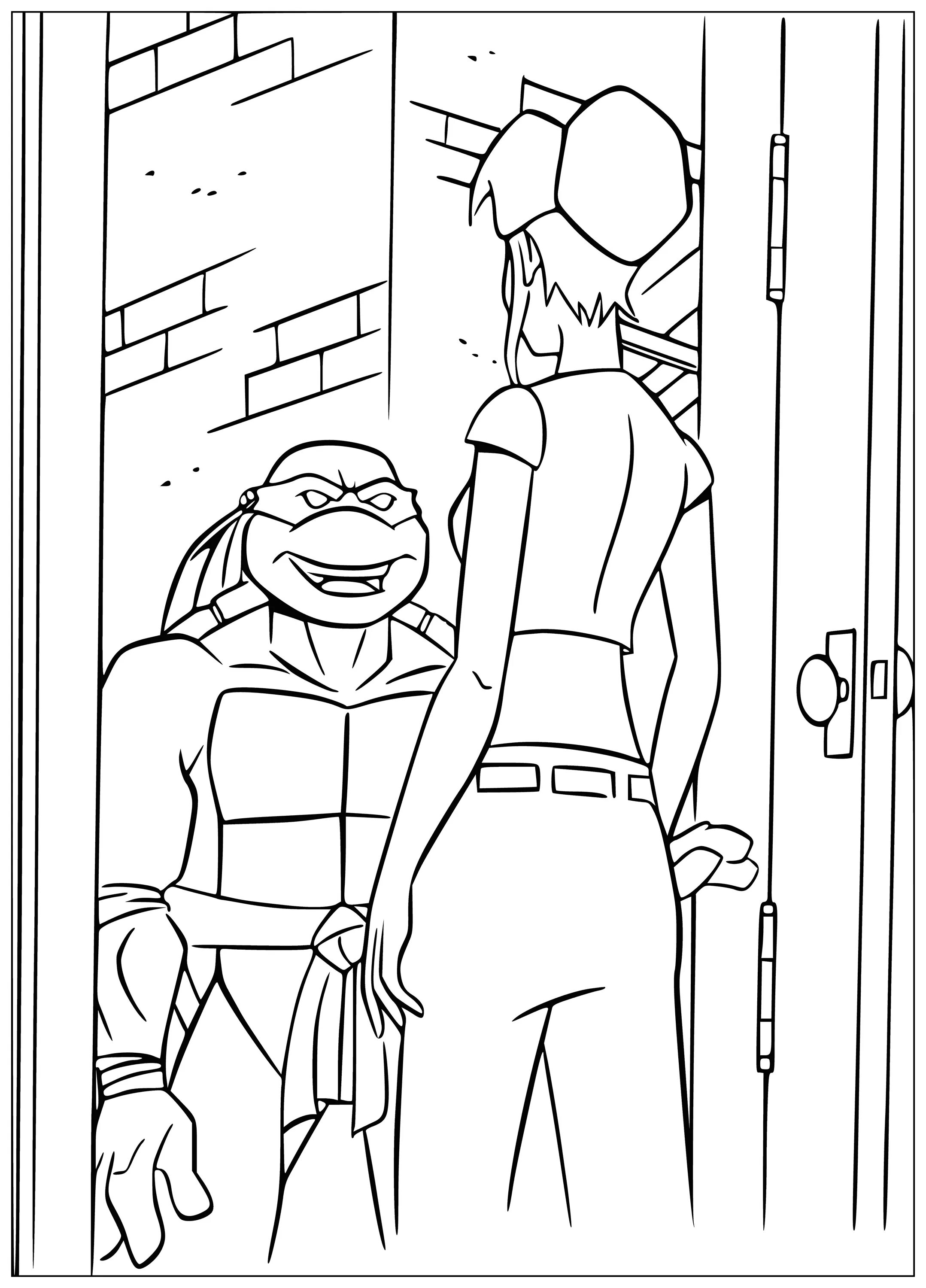 Karai jubilant coloring page