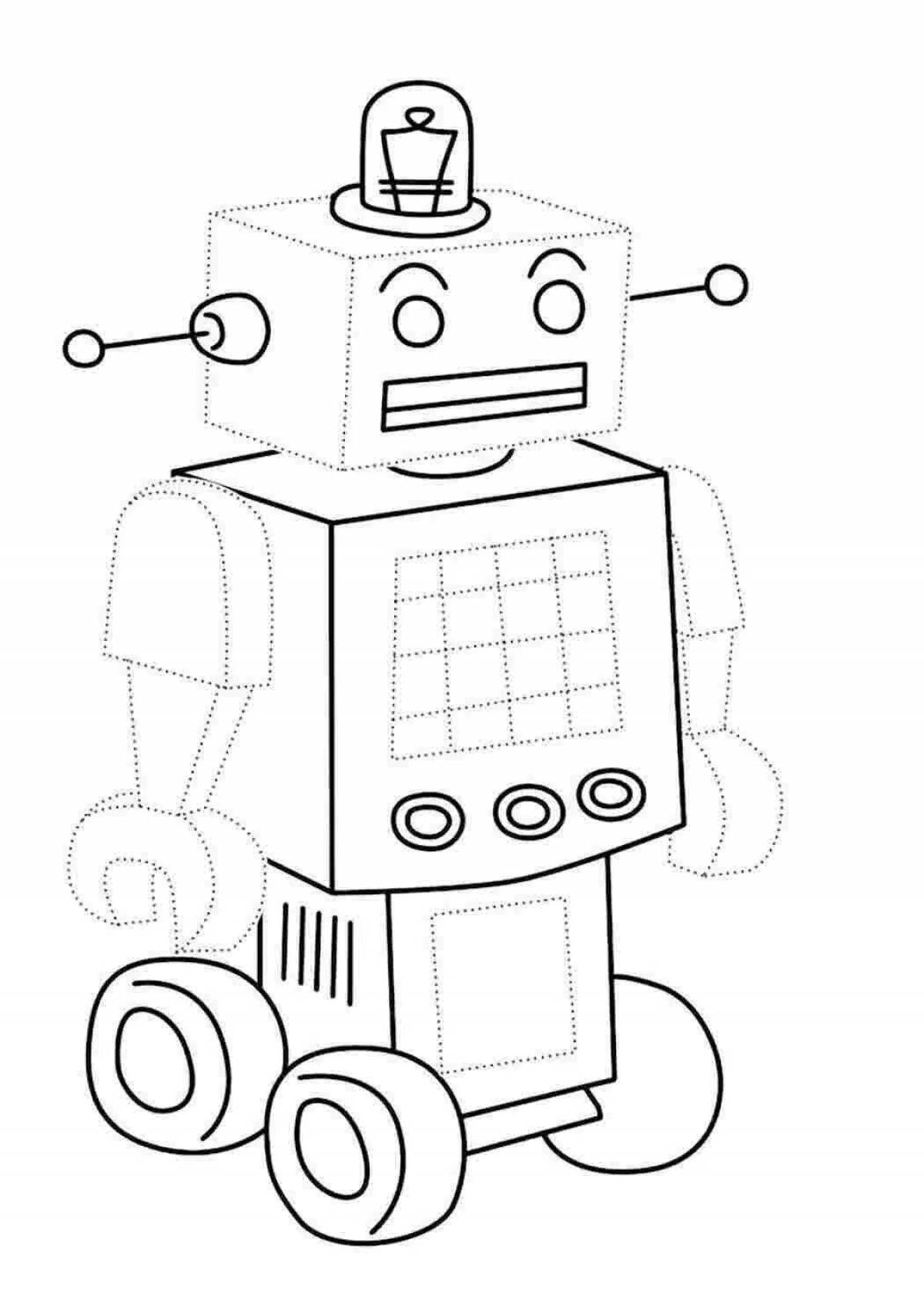 Робот рисунок для детей