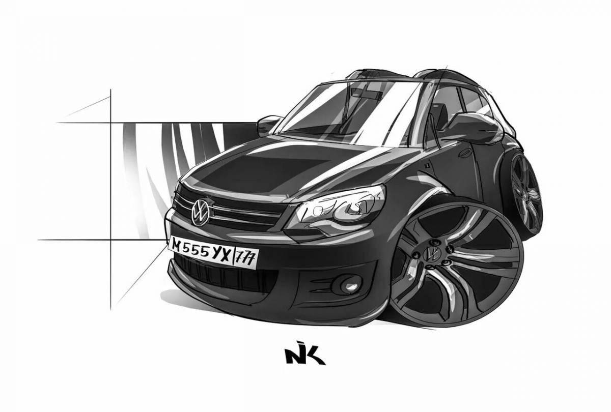 Great tiguan coloring book