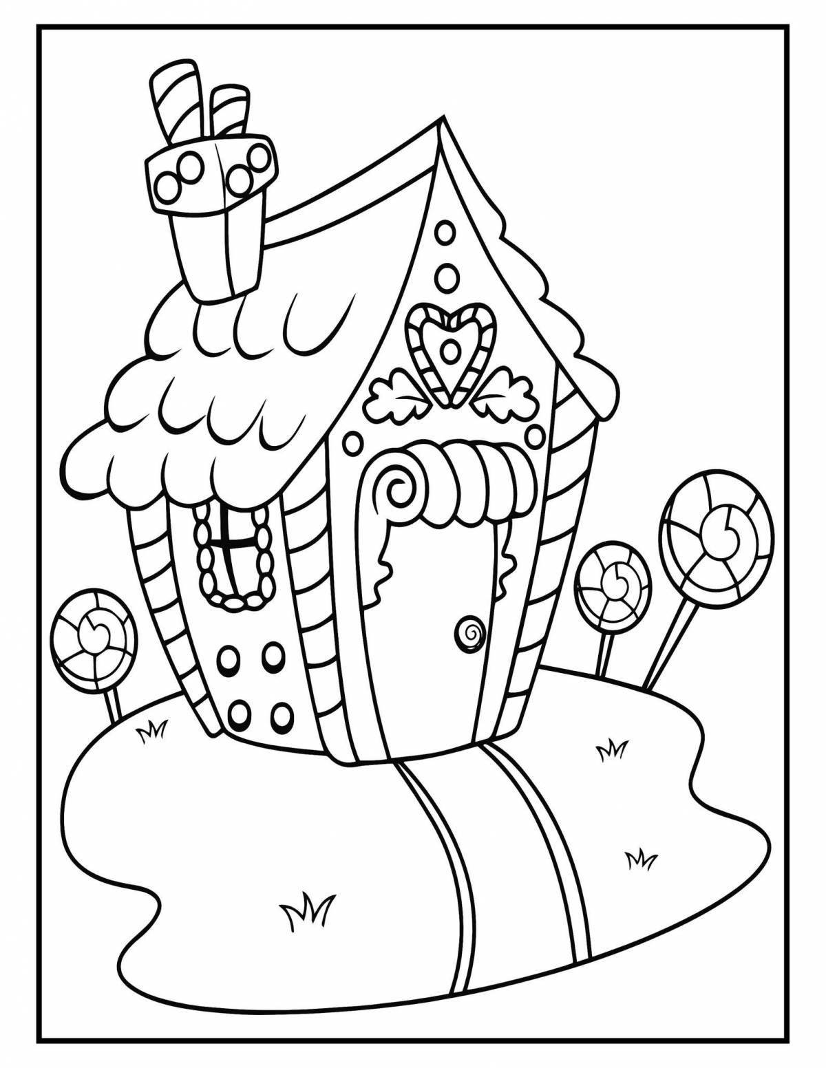Playtime hut coloring book for kids