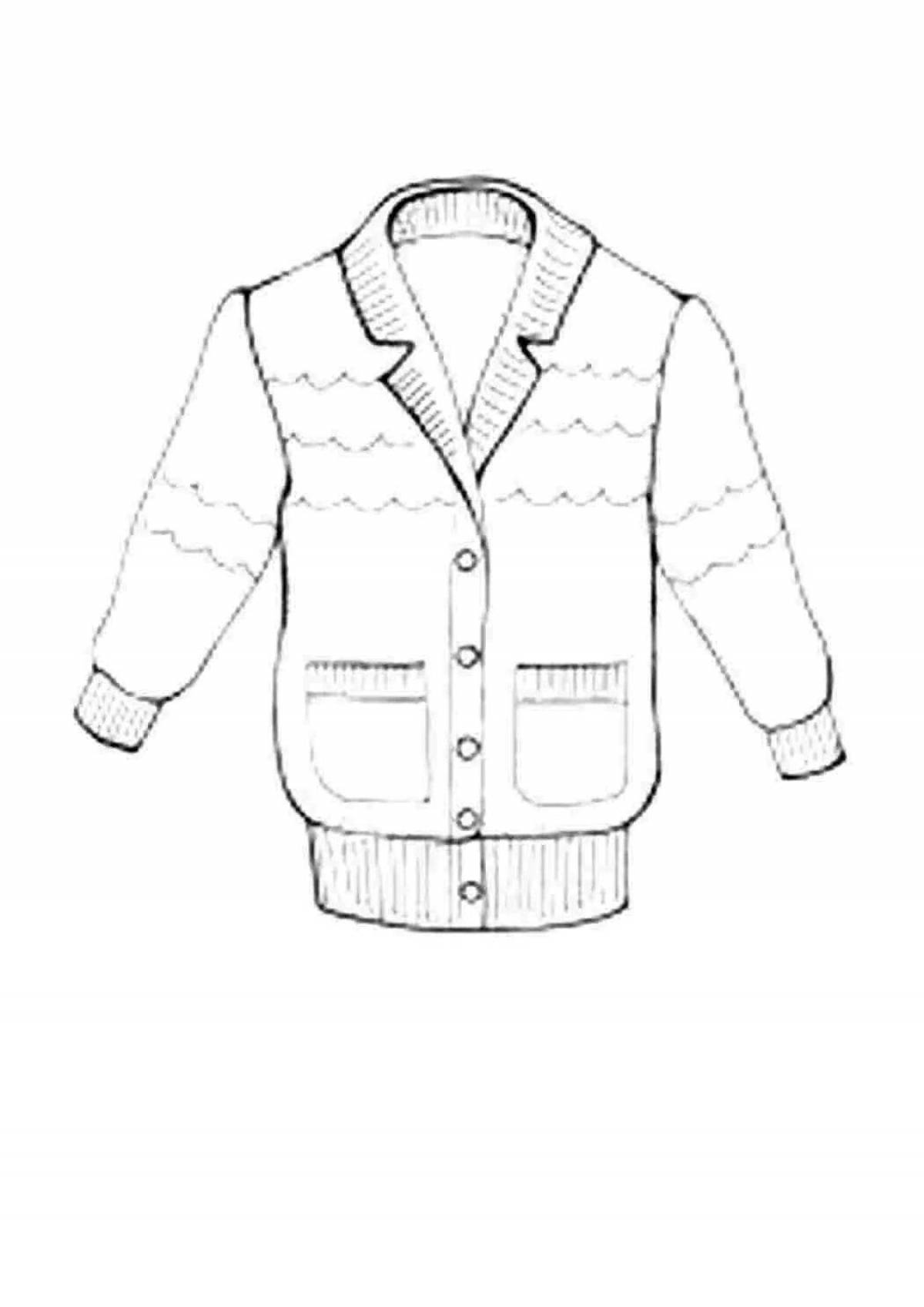 Colouring superb jacket for juniors