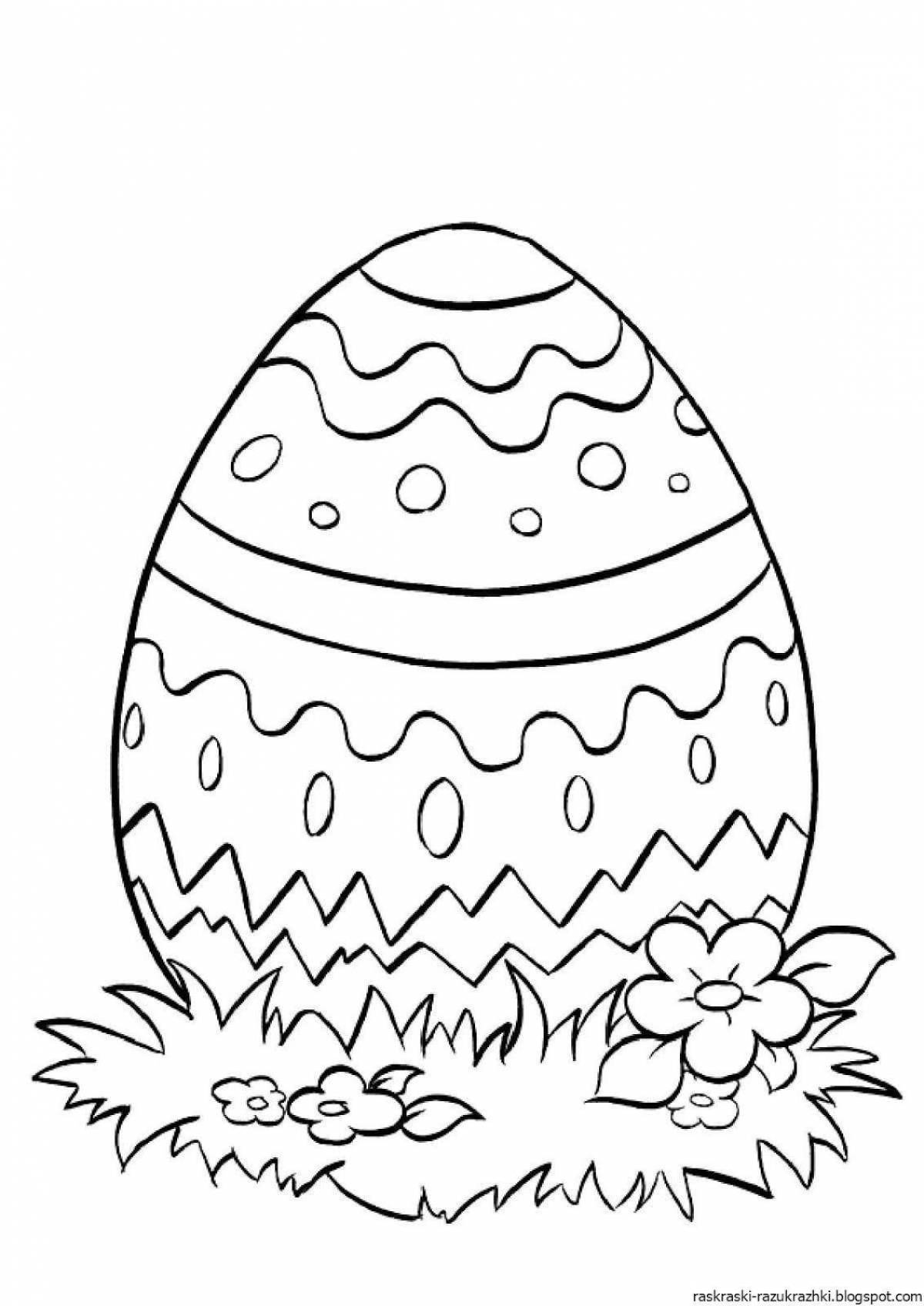 Creative Easter coloring book for kids