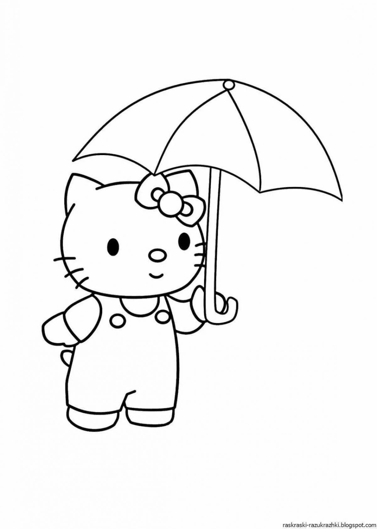 Charming coloring page 4 for girls