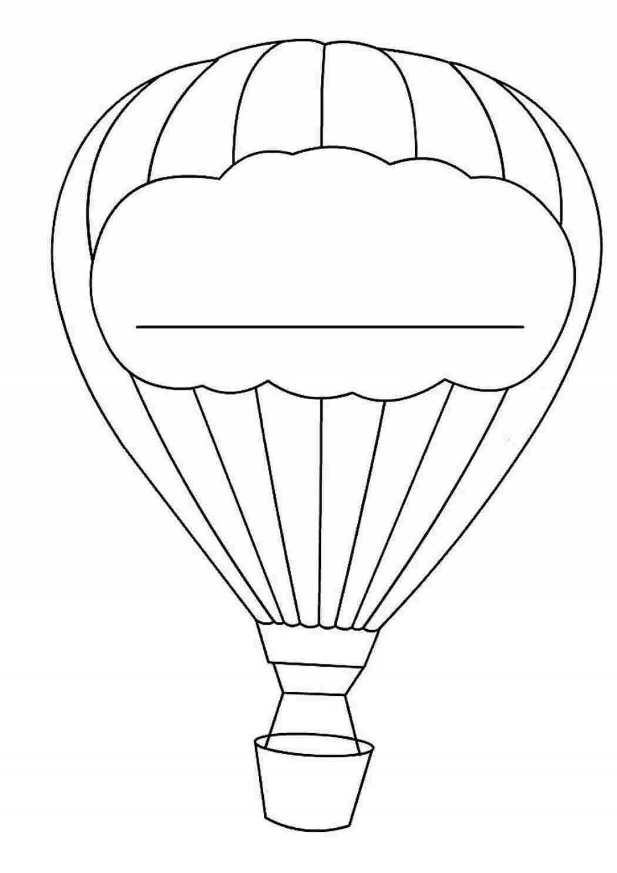 Photo Fun parachute coloring book for kids