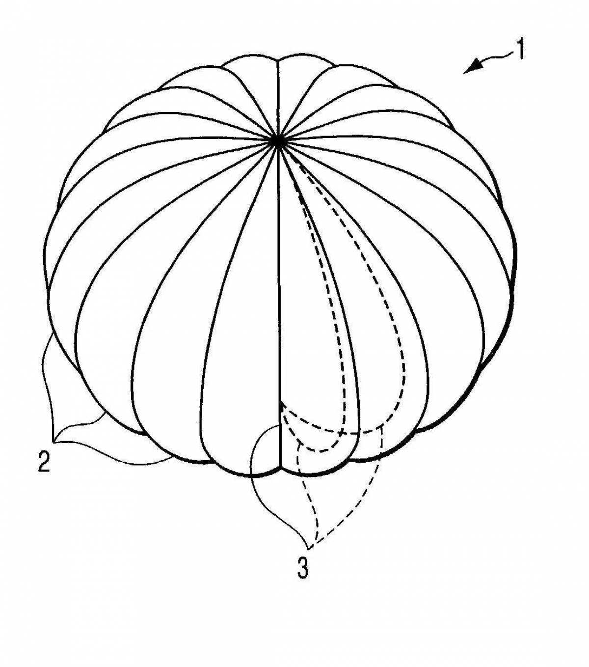 Photo A fun parachute coloring book for kids