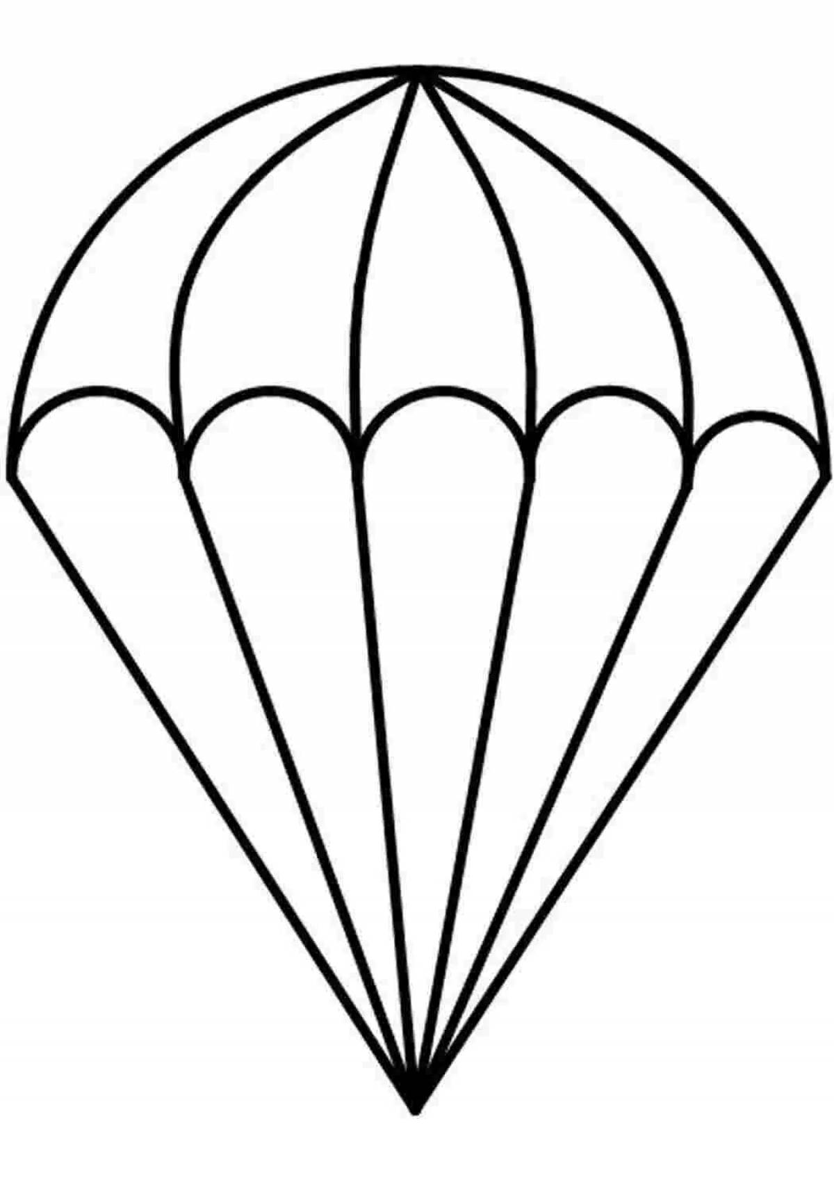 Photo Fun parachute coloring book for babies