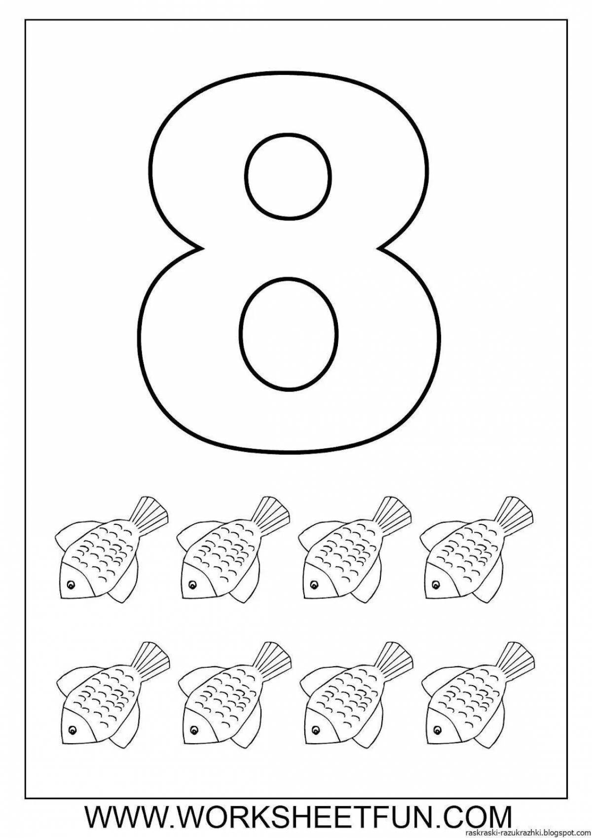 Playful coloring page number 8 for kids