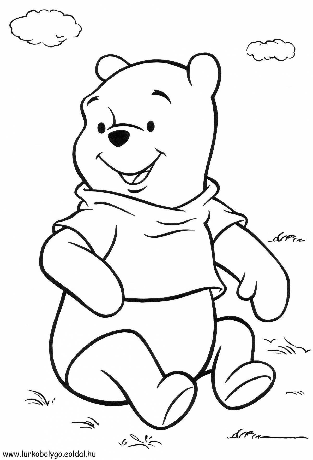Winnie the pooh soulful coloring book for kids