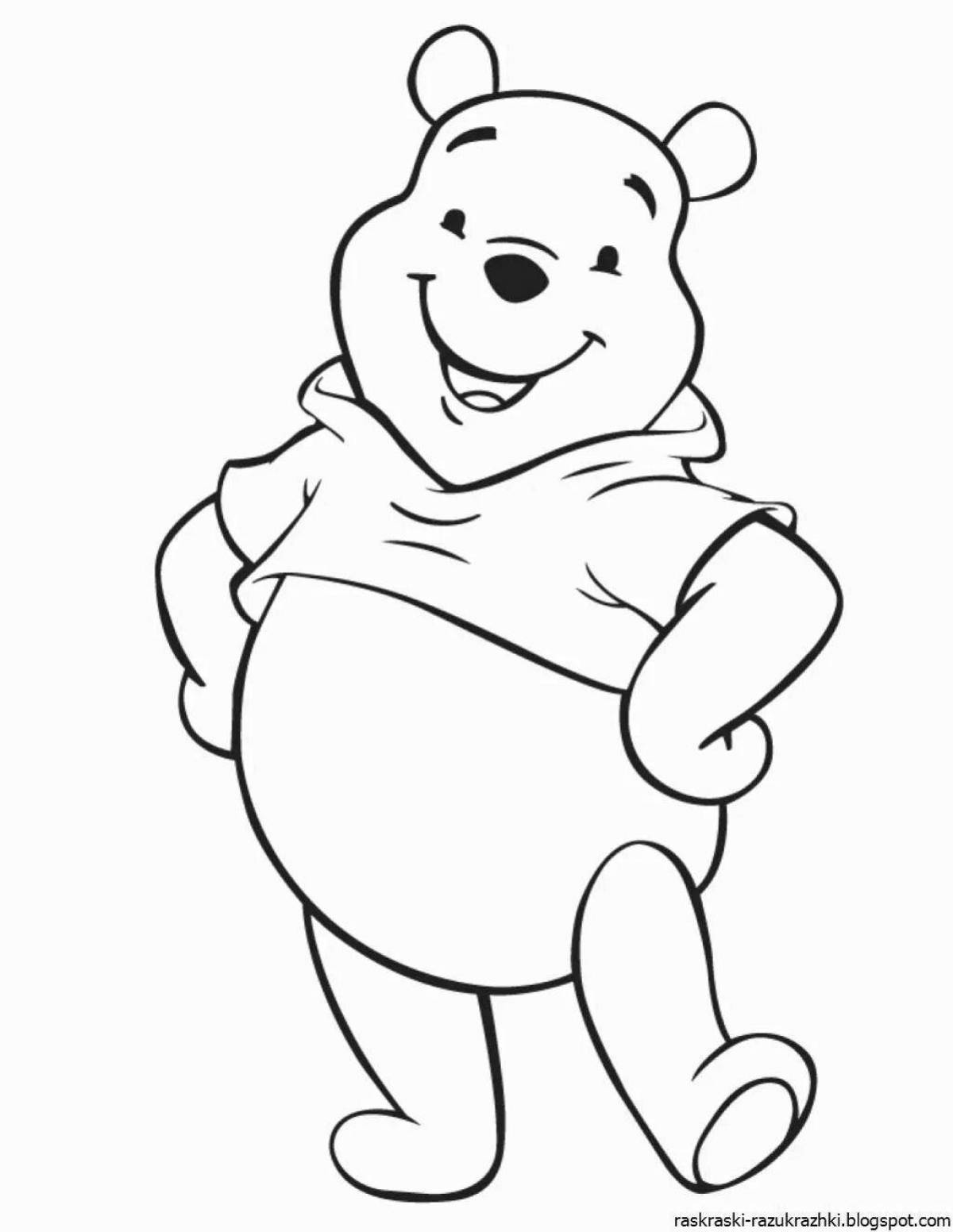 Radiant winnie the pooh coloring book for kids