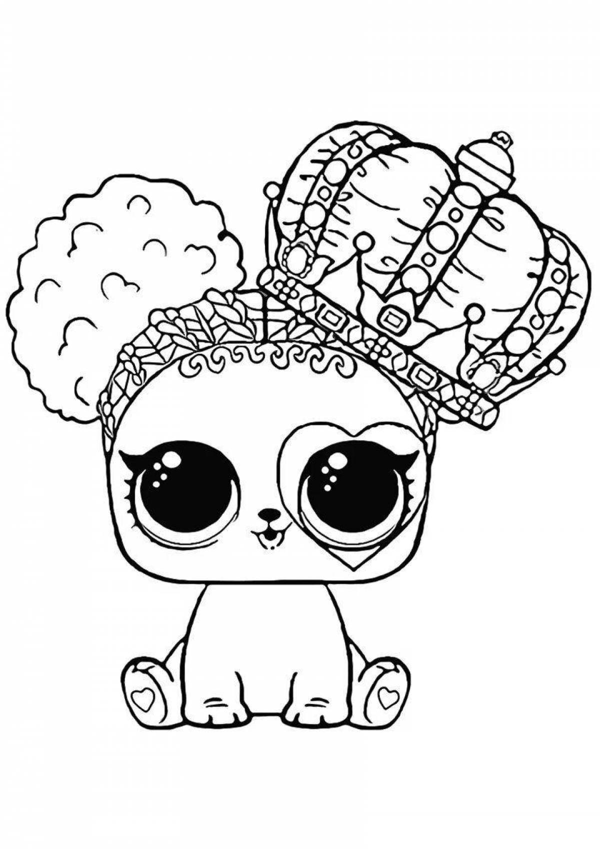 Amazing lol pets coloring pages for girls