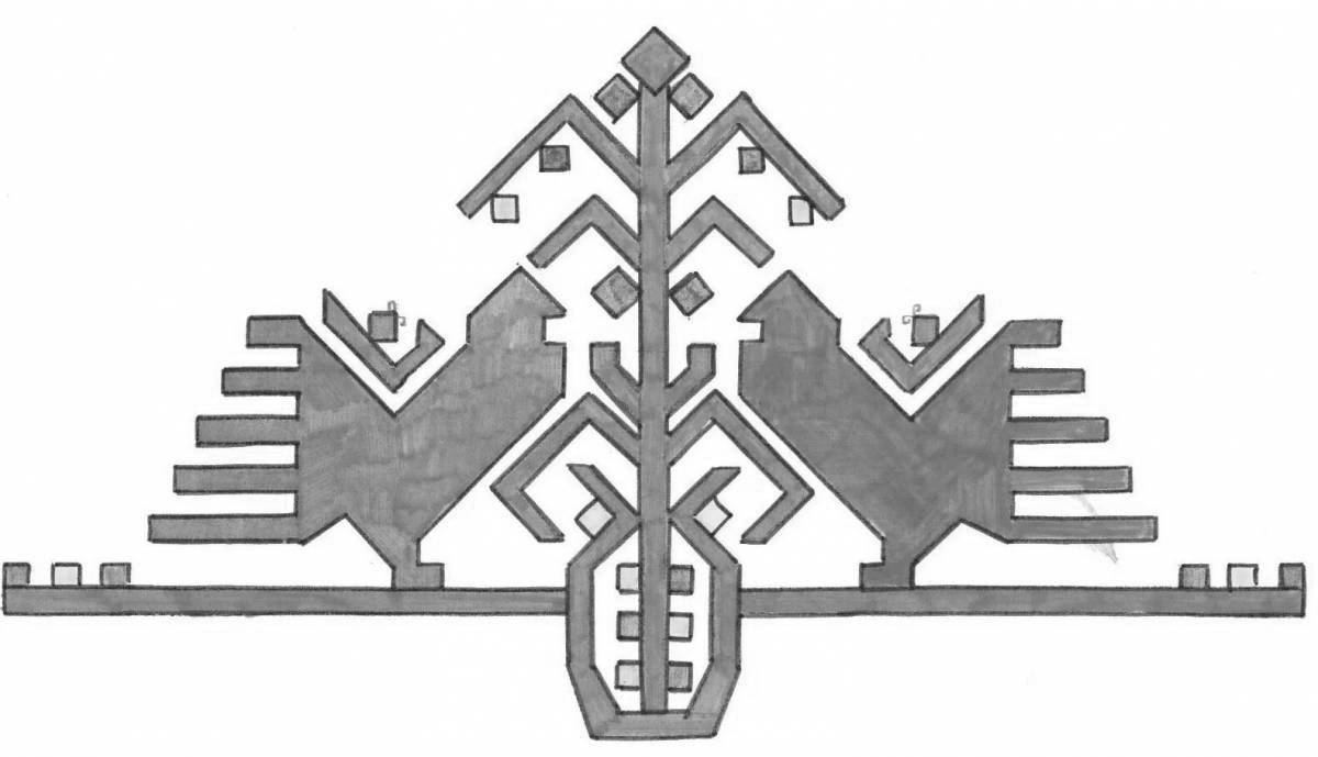 Изысканные чувашские узоры и орнаменты для детей