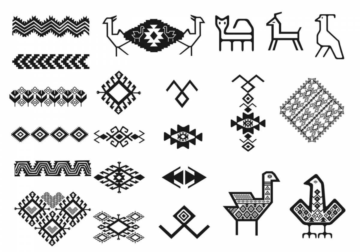 Delightful Chuvash patterns and ornaments for children