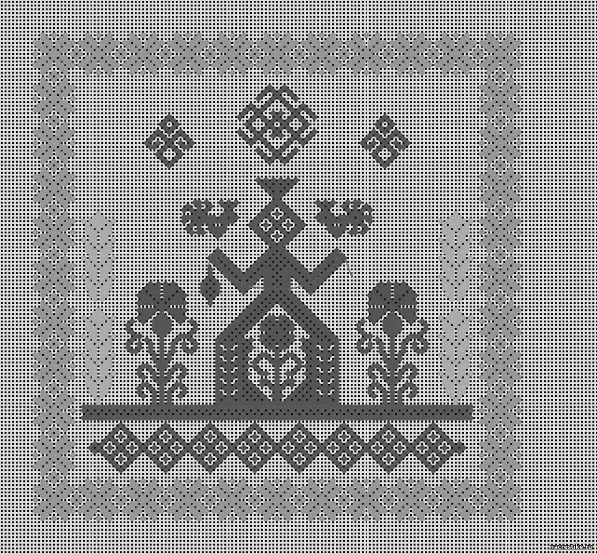 Fancy Chuvash patterns and ornaments for children