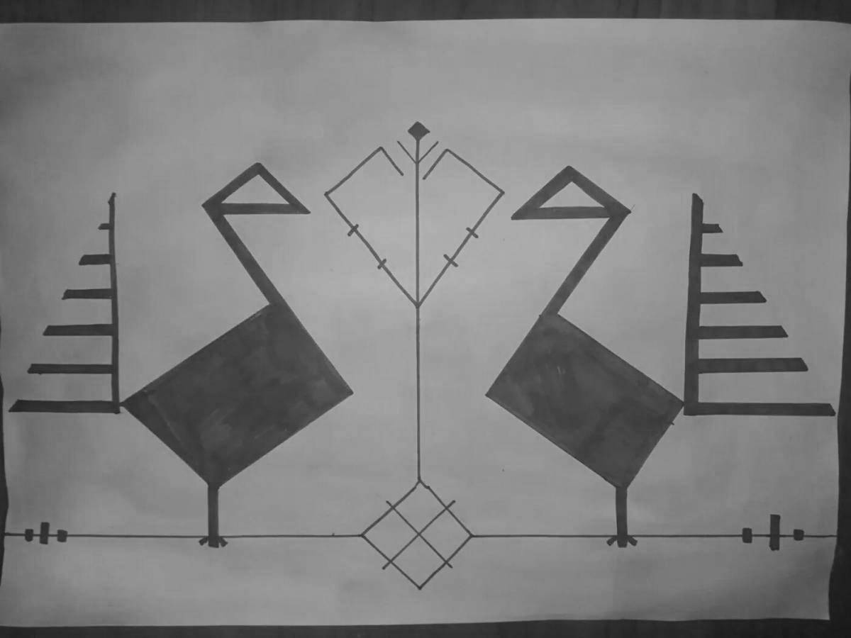 Чувашские узоры и орнаменты для детей #7