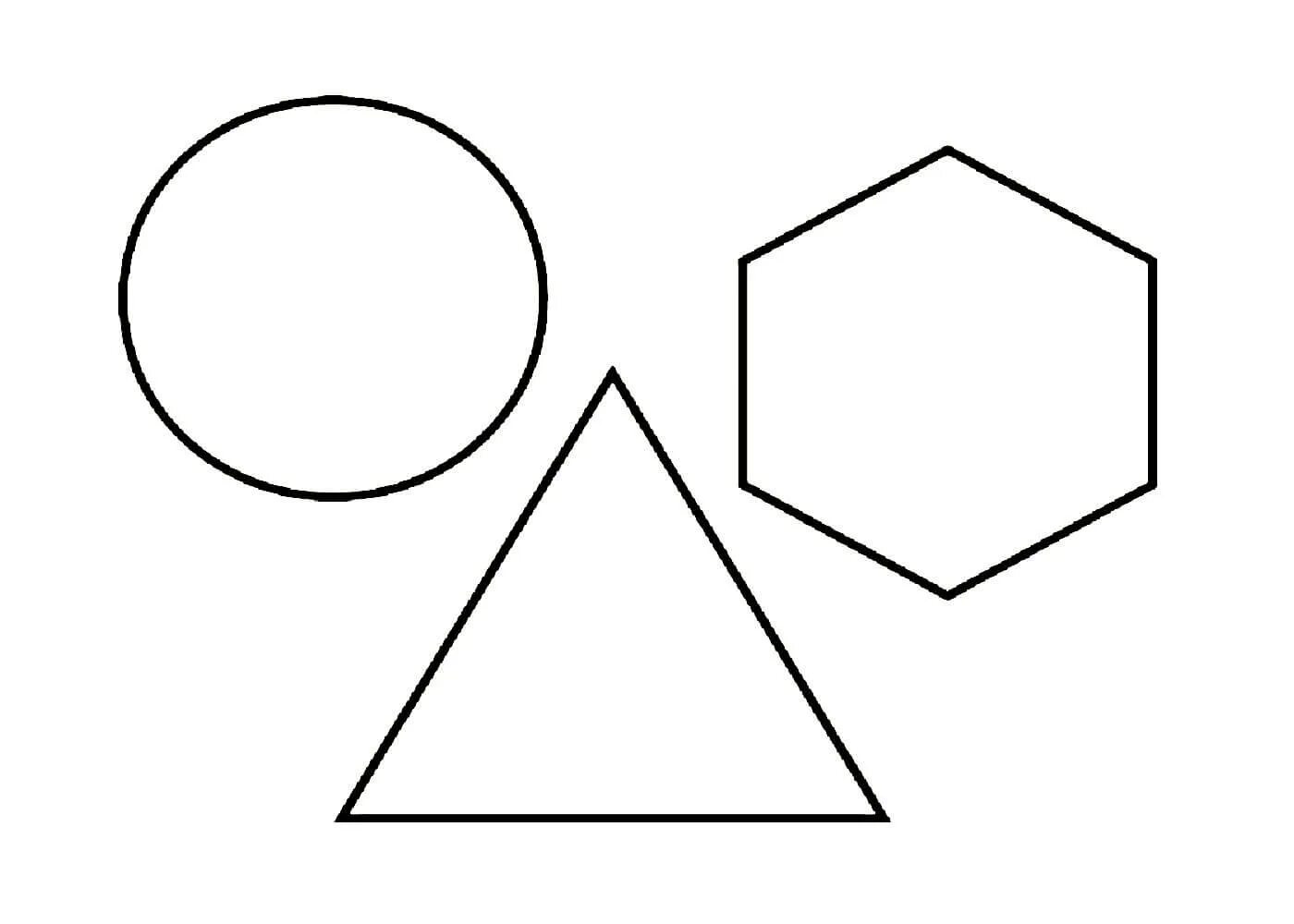 Круг квадрат треугольник для детей 3 4 лет #4