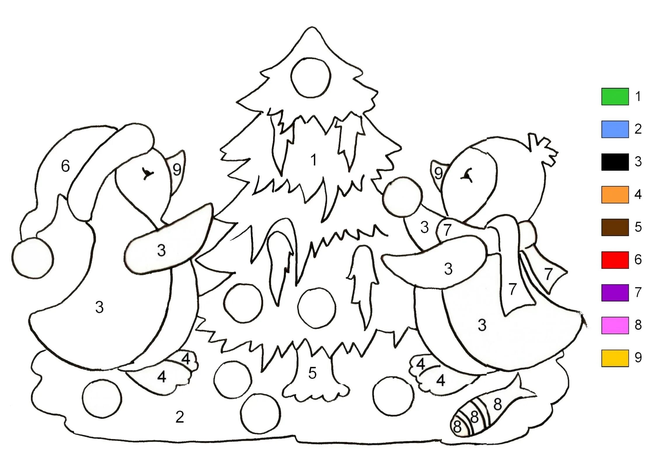 53 чудесных раскраски Снеговик для детей 3-4 и 5-6 лет