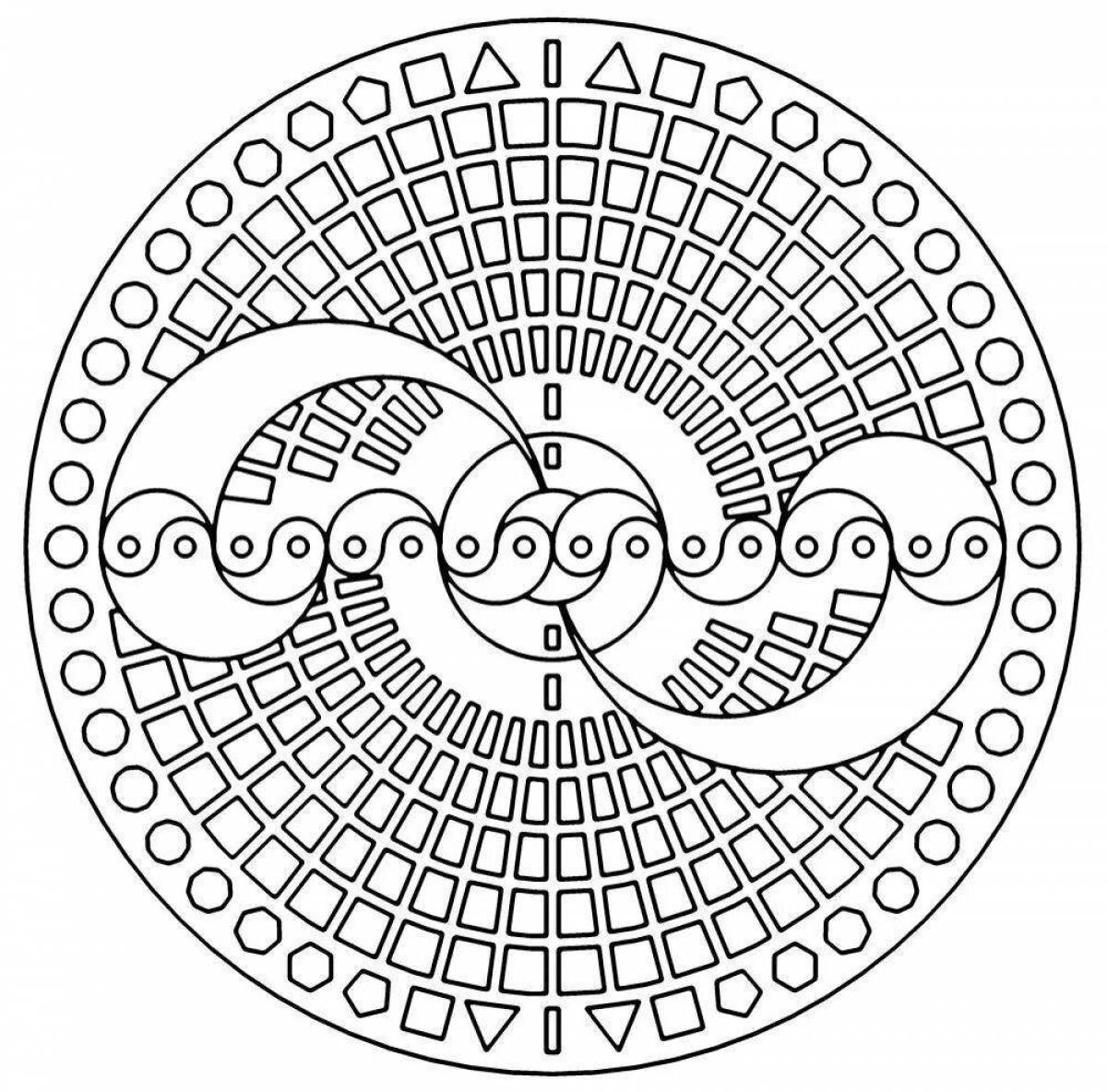 Coloring book psychological for children