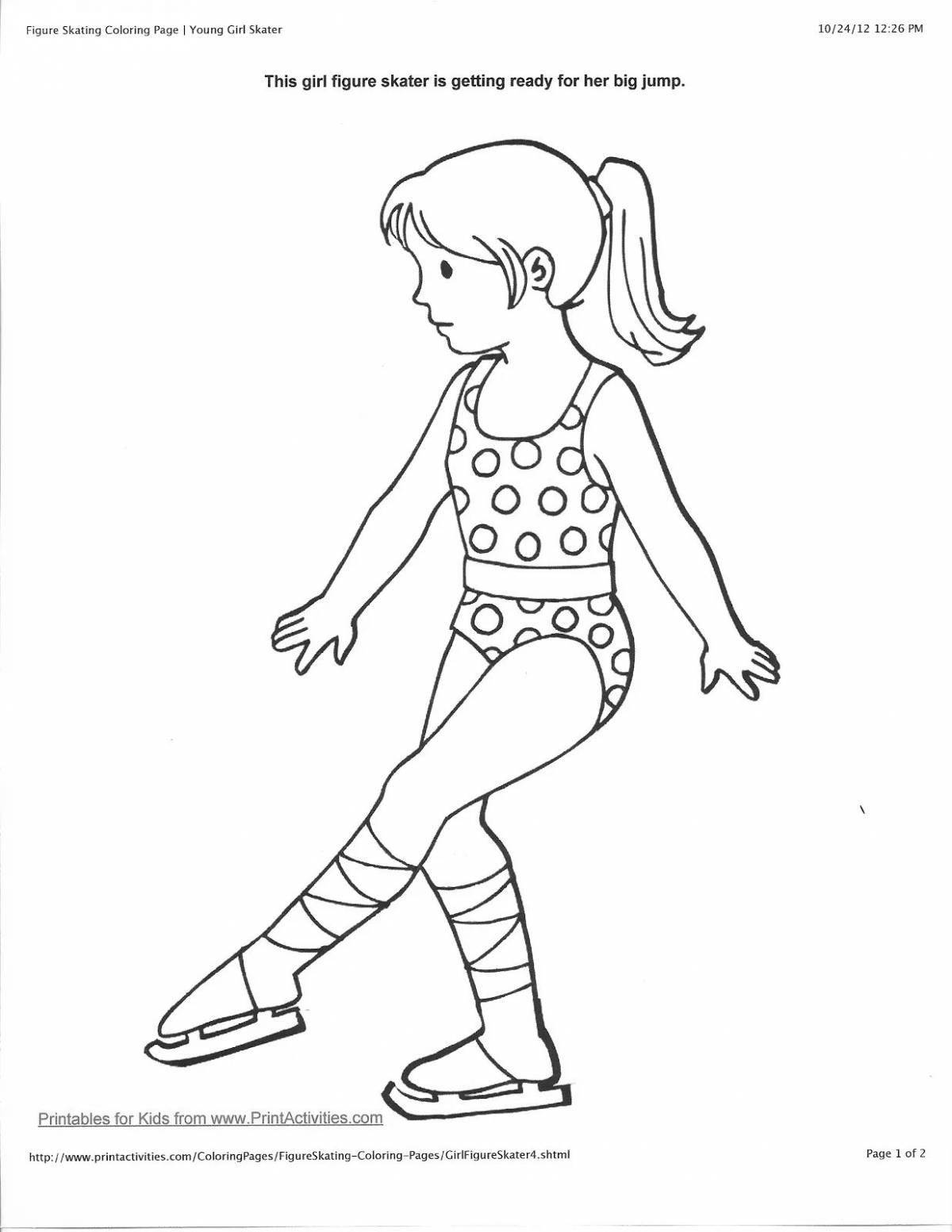Live exercise coloring for children