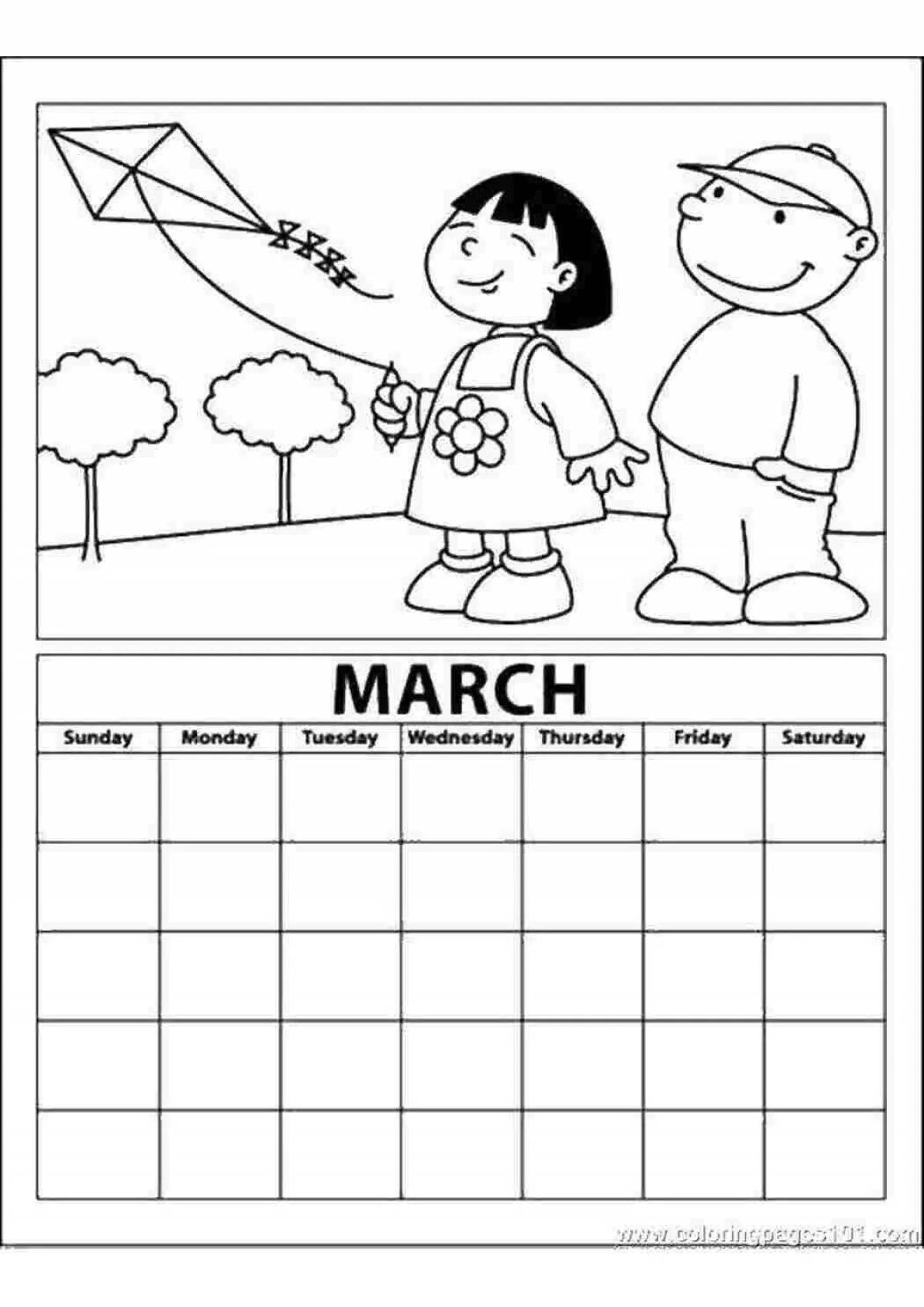Children's calendar #1